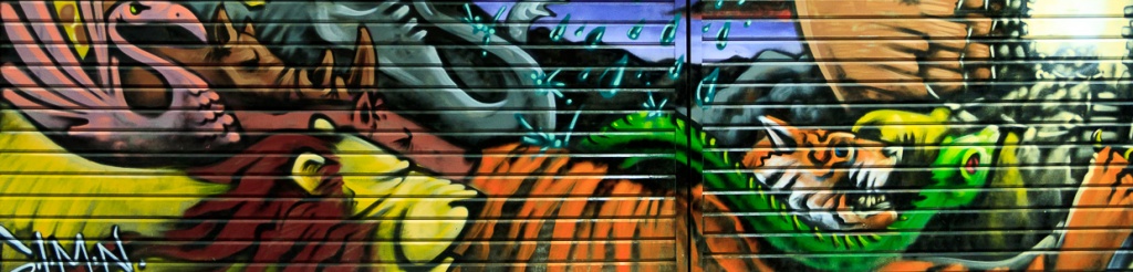 panorama street art yehuda market graffiti