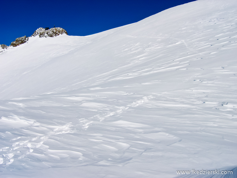 monte rosa alpy zima