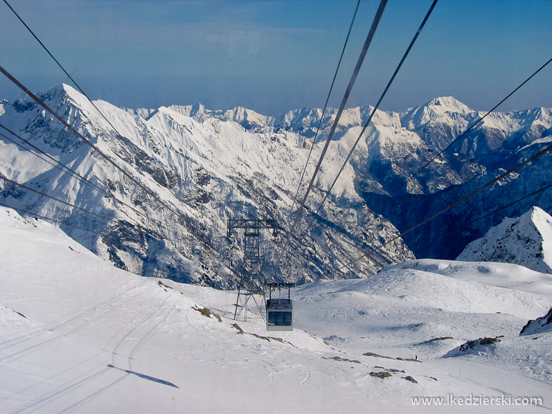 monte rosa  kolejka górska