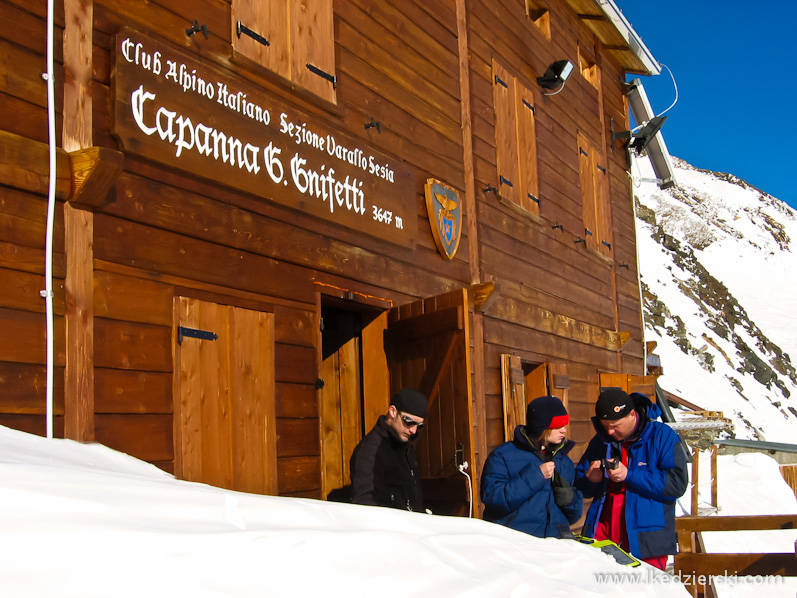 monte rosa zima gnifetti