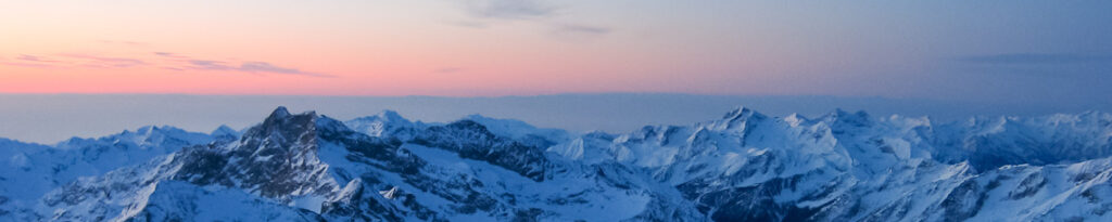 panorama monte rosa gnifetti