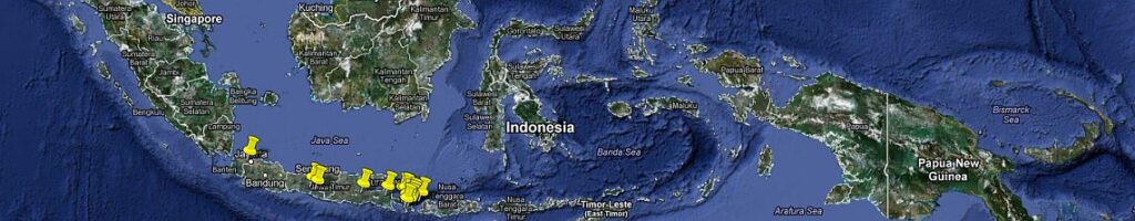 panorama indonezja mapa podróży