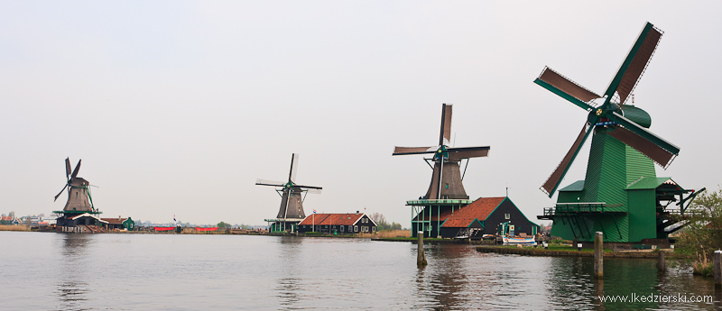 skansen zaanse schans wiatraki