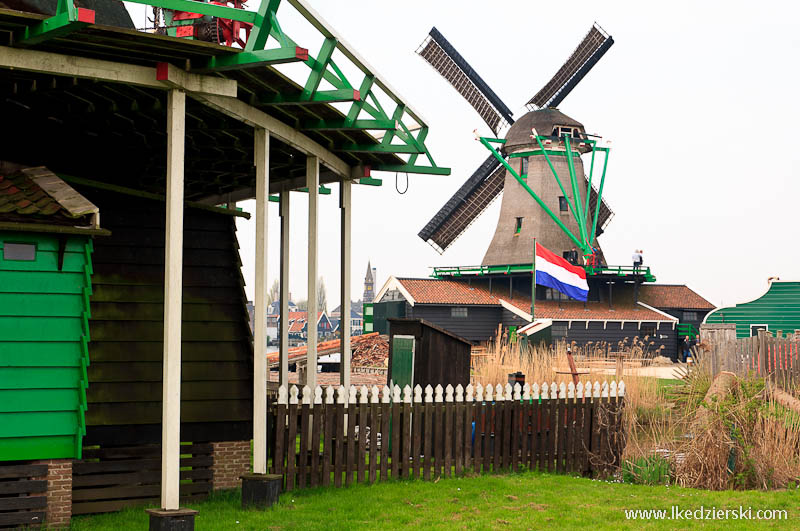 skansen zaanse schans wiatraki