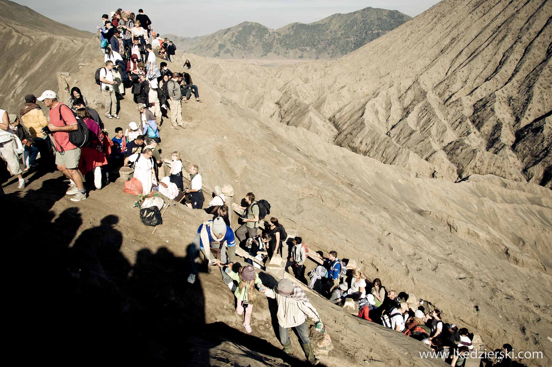 mount bromo sea sand sunrise