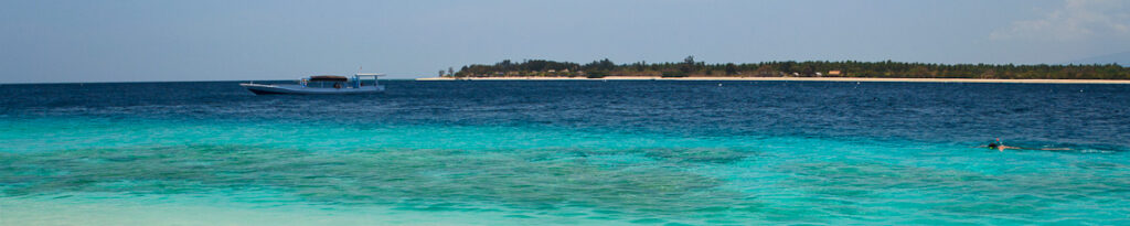 panorama gili trawangan plaża