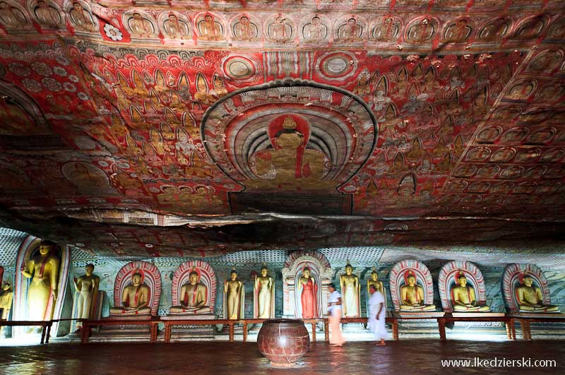 sri lanka podróż dambulla rock temple