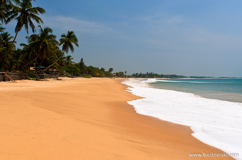 sri lanka podróż tangalle plaża