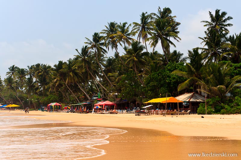 sri lanka podróż mirissa plaża