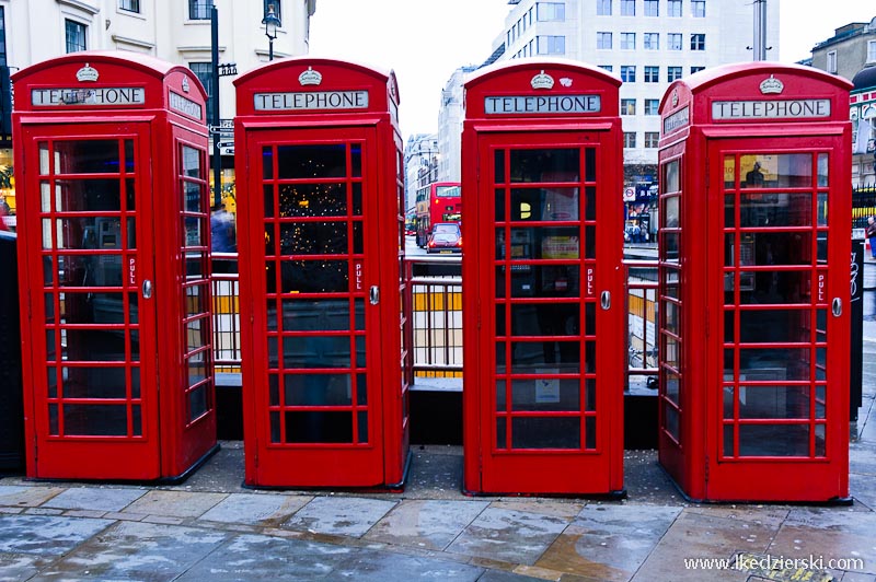 zwiedzanie londynu budki telefoniczne