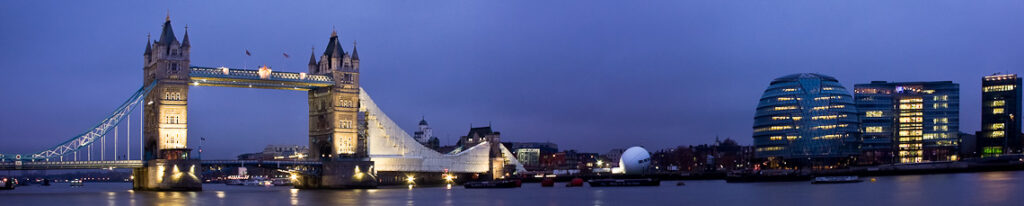 panorama londyn tower bridge