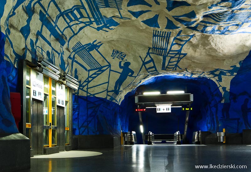 metro w sztokholmie t-centralen