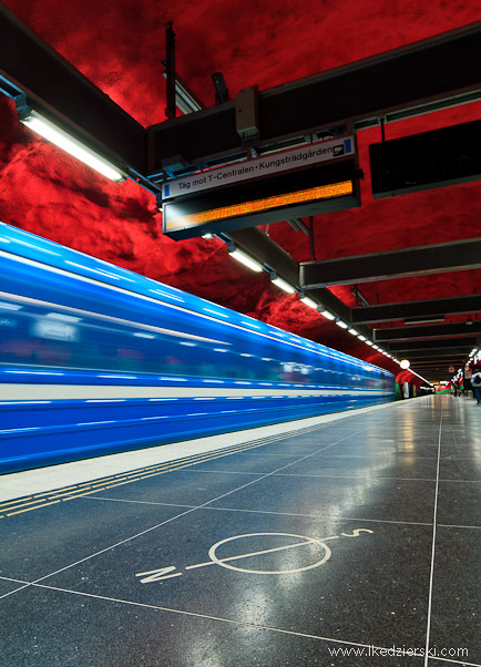 metro w sztokholmie solna centrum