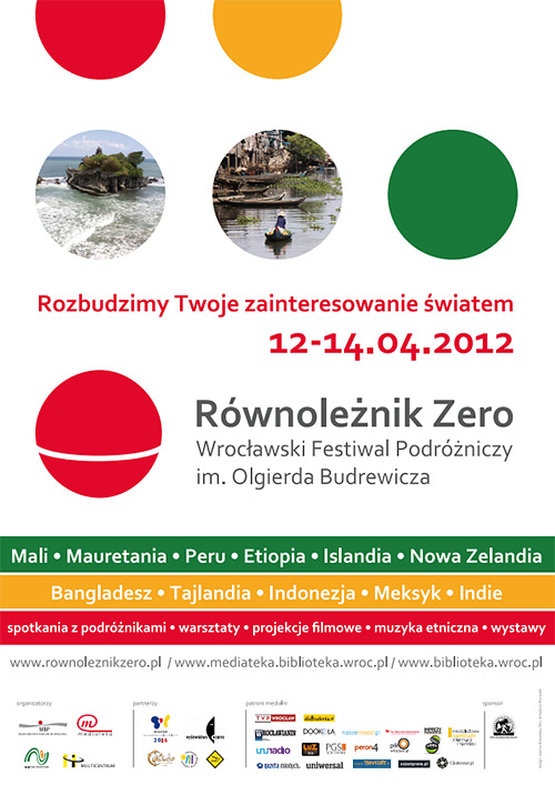 wrocławski festiwal równoleżnik zero plakat