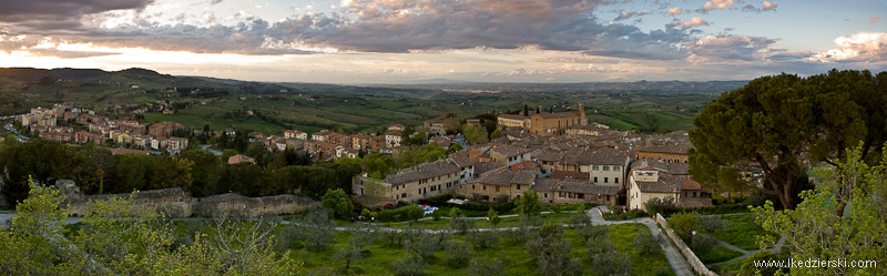 panorama san gimignano