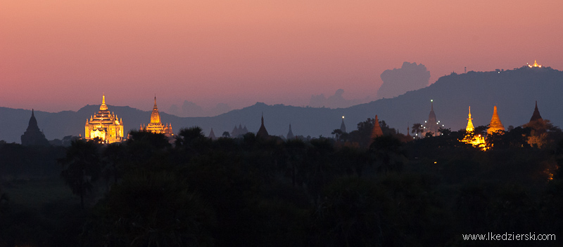 zachód słońca w bagan sunset