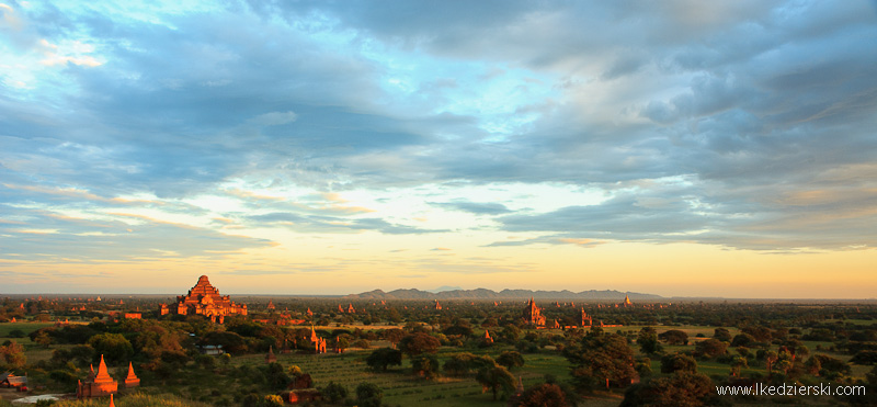 zachód słońca w bagan sunset