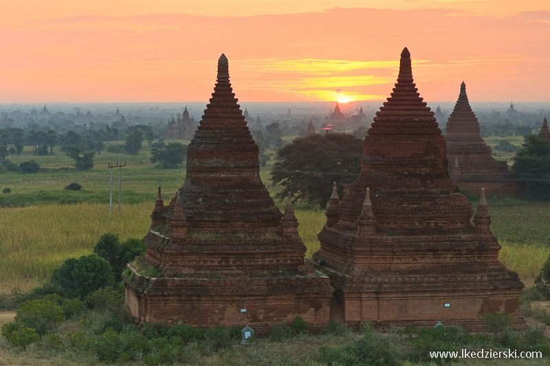 kraina tysiąca pagód bagan sunrise