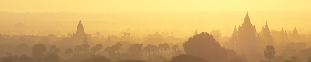 panorama bagan sunrise