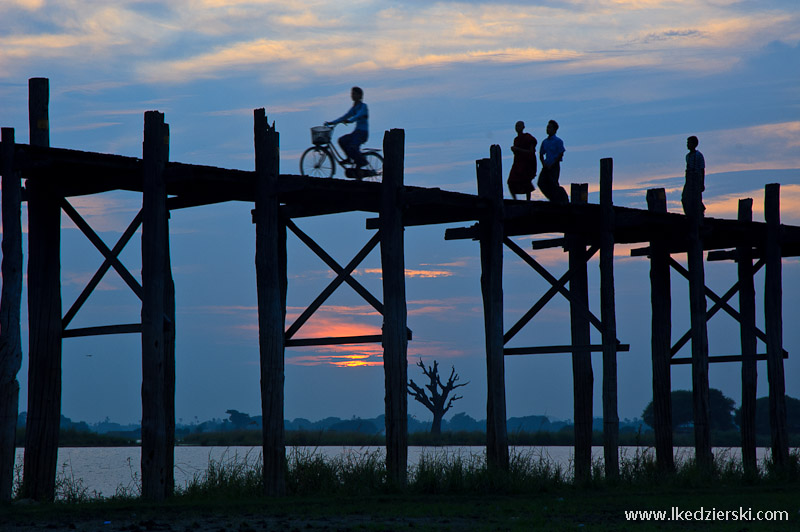 u bein bridge sunset