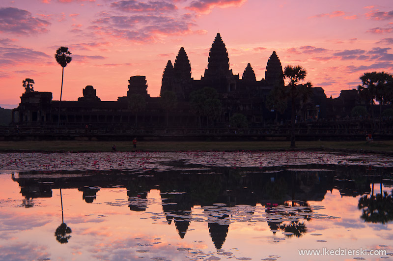 angkor wat o wschodzie słońca