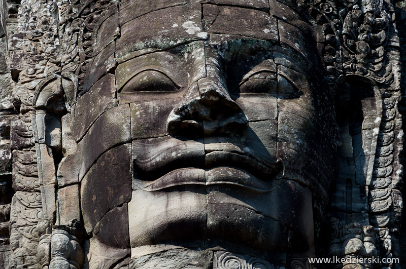 angkor thom bayon twarze