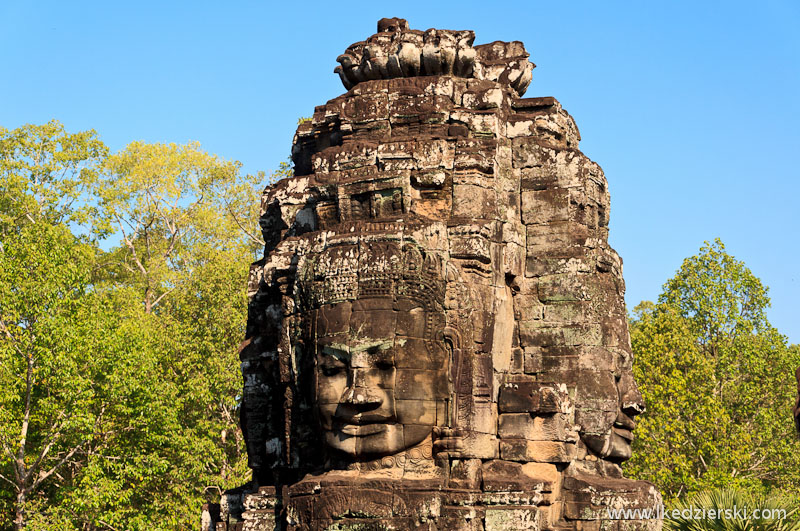 angkor thom bayon twarze