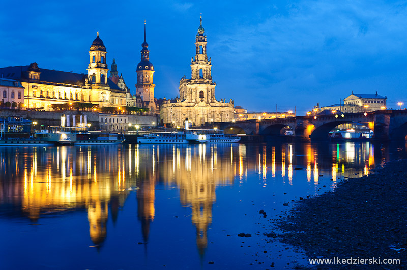 drezno blue hour hofkirche