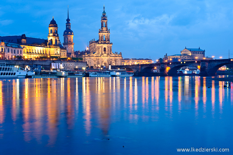 drezno blue hour hofkirche