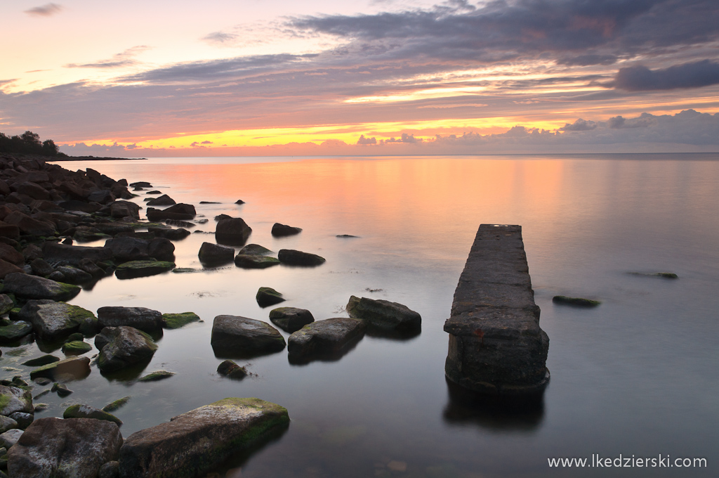 bornholm sunrise photo wschód słońca