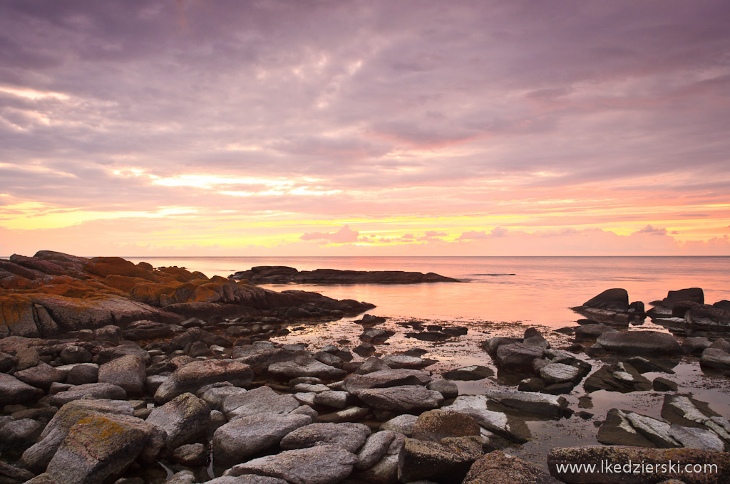 bornholm sunrise photo wschód słońca