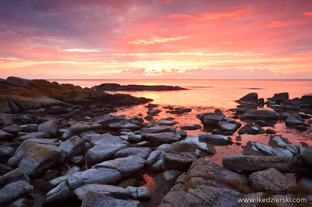 bornholm sunrise photo wschód słońca