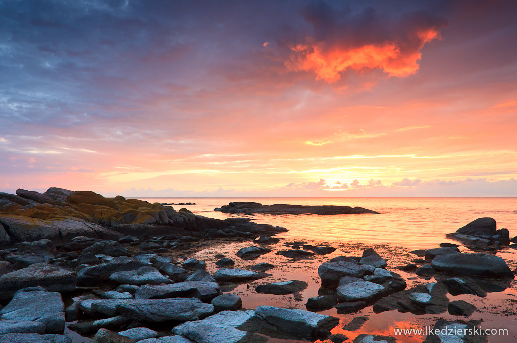 bornholm sunrise photo wschód słońca