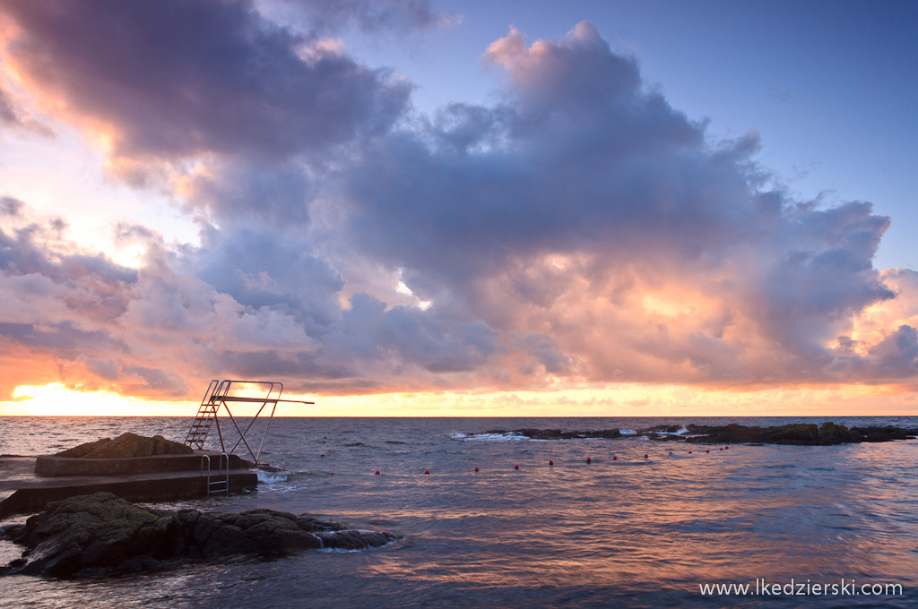 bornholm sunrise photo wschód słońca