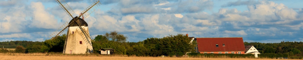 panorama wiatraki bornholmu