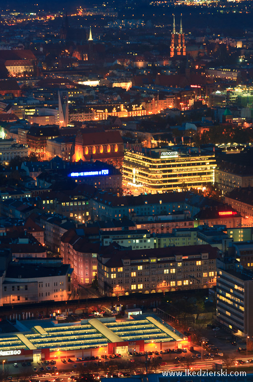 Panorama Wrocławia ze Sky Tower