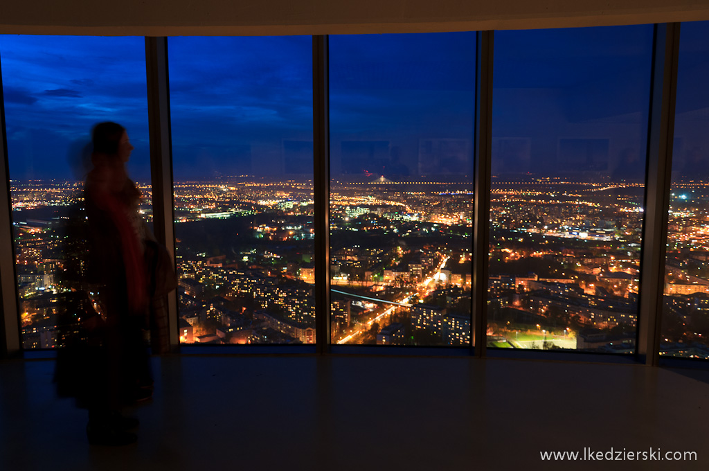 sky tower taras widokowy sunset