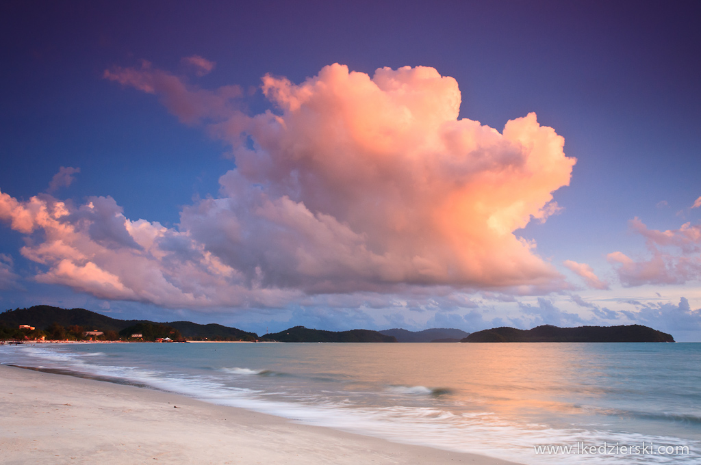 zachód słońca na langkawi beach sunset 