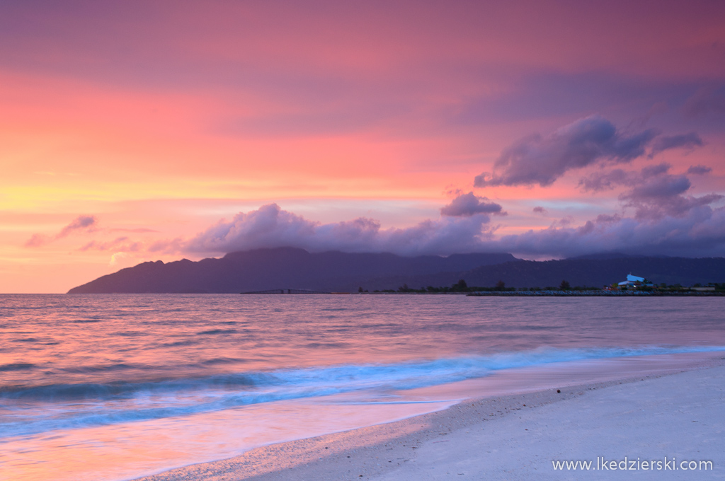 zachód słońca na langkawi beach sunset 