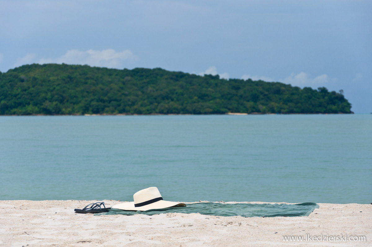 plaża na langkawi kapelusz na plaży