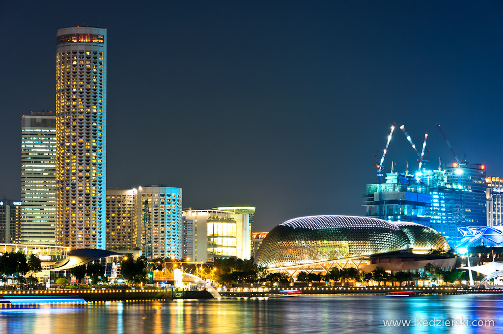 singapur by night marina bay