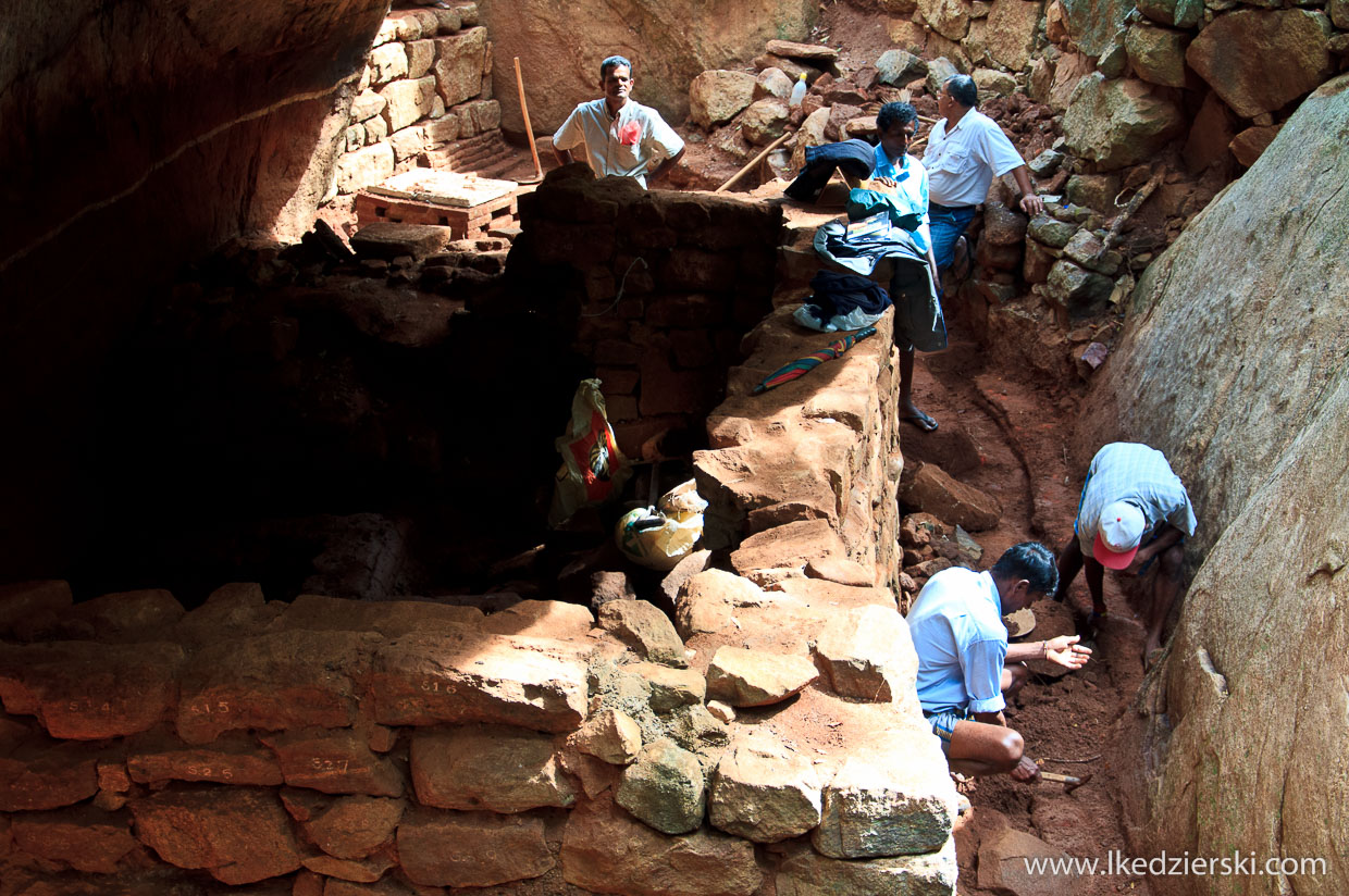 sri lanka sigiriya lwia skała stanowisko archeologiczne