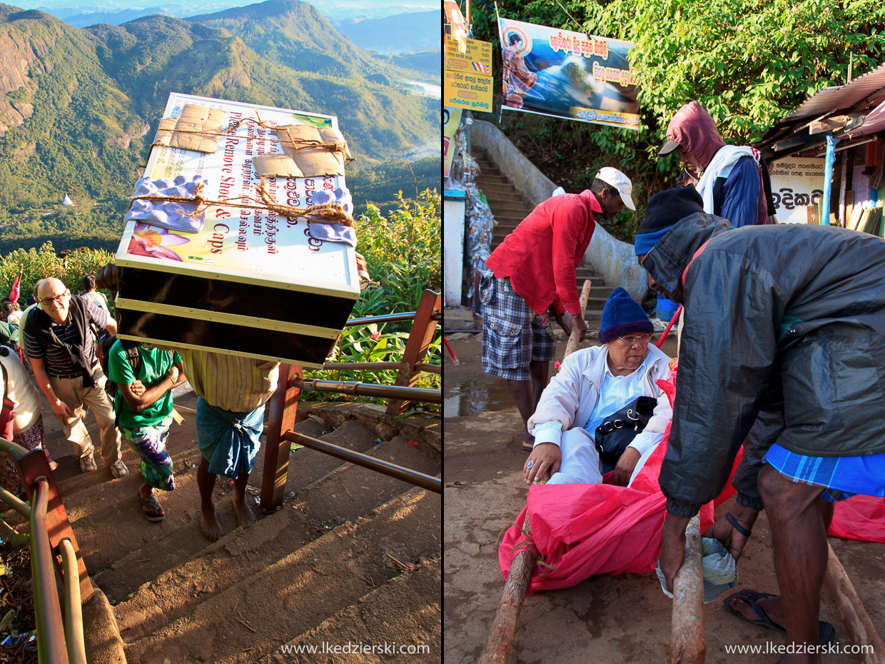 sri lanka adam's peak sri pada pielgrzymi