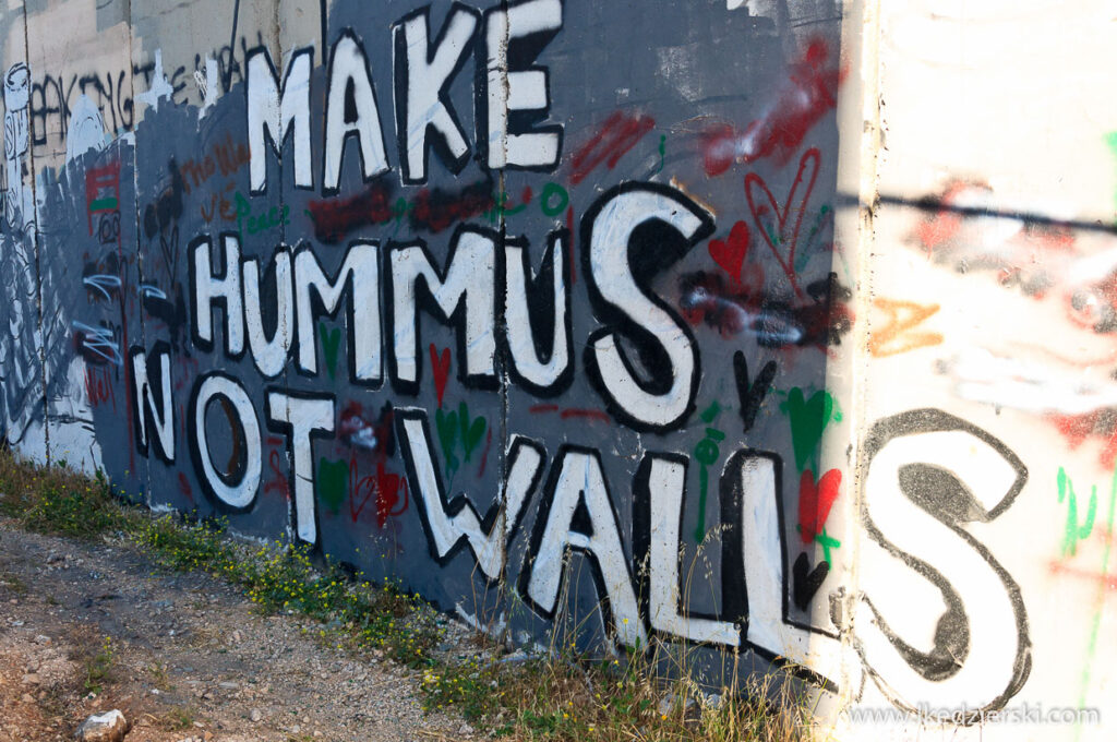 betlejem mur bezpieczeństwa graffiti