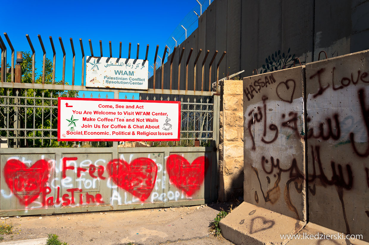 betlejem mur bezpieczeństwa graffiti