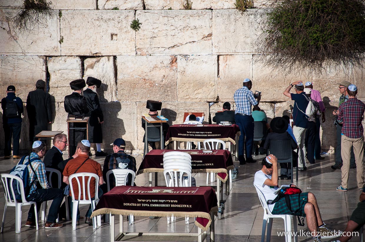 jerozolima ściana płaczu western wall Żydzi