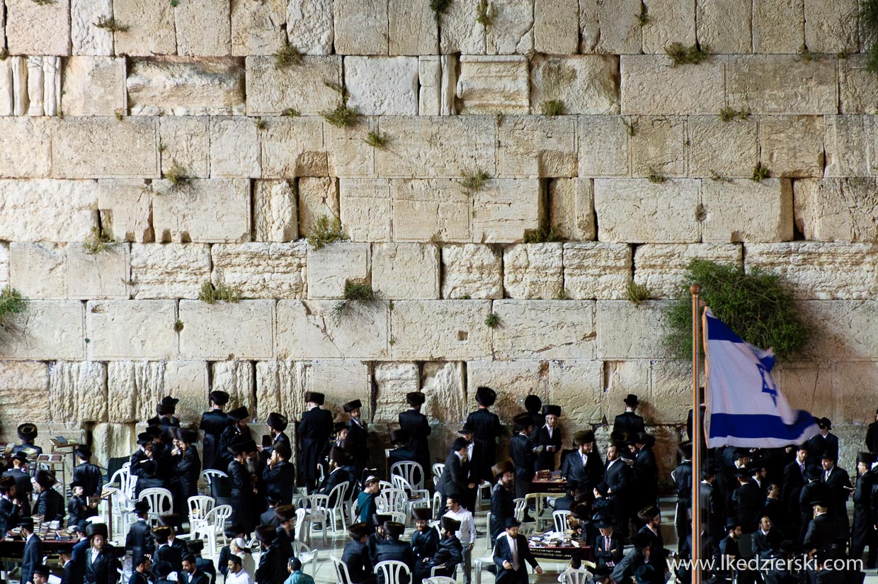 jerozolima ściana płaczu western wall Żydzi