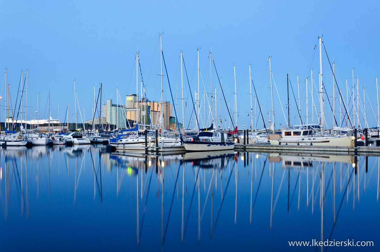 żeglowanie po bałtyku port w Ystad