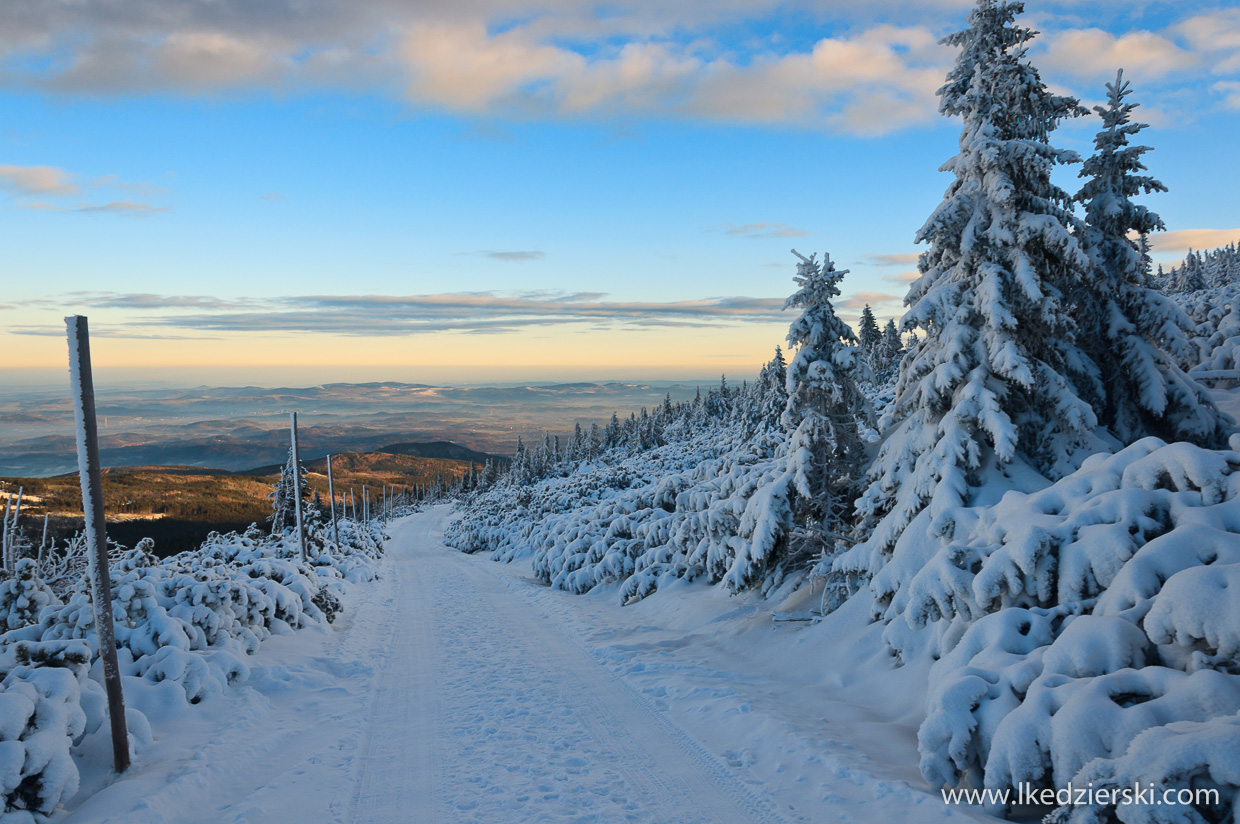 karkonosze,  śnieżka, sunrise, wschód słońca w Karkonoszach