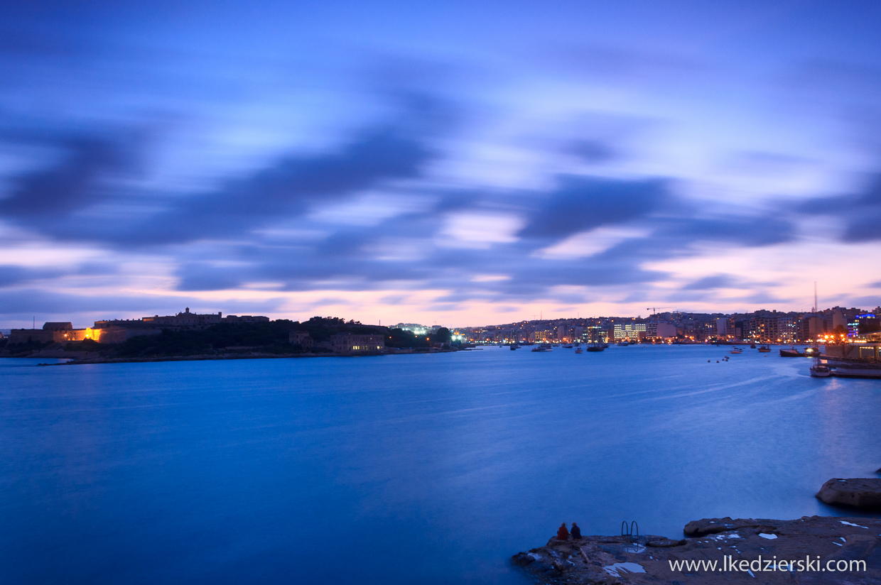 sliema blue hour